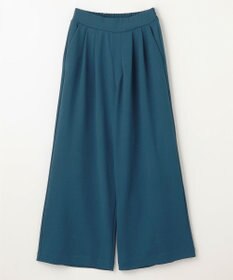 ANY 【ウエストゴム】２タックジョーゼットワイドパンツ