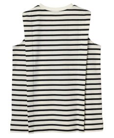 earth music&ecology ボクシーノースリーブチュニック