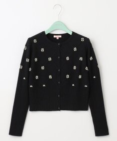 TOCCA 【洗える】PEARL BOUQUET KNIT カーディガン