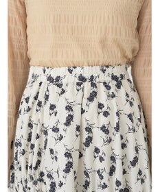 earth music&ecology ドロストギャザーフレアスカート