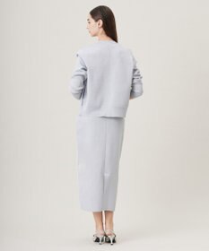 ICB 【洗える】コットンポリエステルスムース ニットスカート