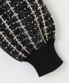 ANY SIS 【洗える】フラッフィーパターン ニット