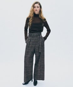 uncrave トリコットシフォン タートルトップス