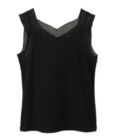 Green Parks ・ＳＵＧＡＲ　ＳＰＯＯＮ　シアー切替タンクトップ