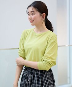 ANY シア―ラウンドネックTシャツ