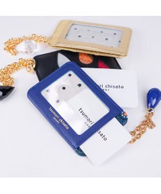 tsumori chisato CARRY ドロップス パスケース 定期入れ チェーンストラップ付き【かわいいデザイン！本革のやわらかな風合い】