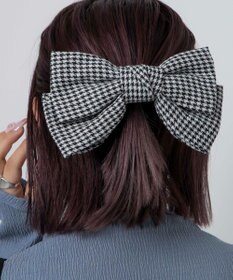 WEGO L柄リボンバレッタ