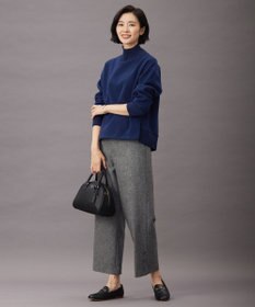 J.PRESS LADIES T/W シャブレーツイル セミワイド パンツ