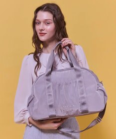 TOCCA 【WEB＆一部店舗限定】【一部カラー撥水・A4サイズ対応】AMIRARE NYLON BOSTON L ボストンバッグ ライラック系