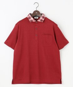 JOSEPH ABBOUD 【キングサイズ・リネン素材/清涼感/吸水速乾】リネンハニカム 半袖 ポロシャツ