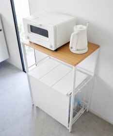 tower 分別ゴミ箱上ラック タワー ホワイト