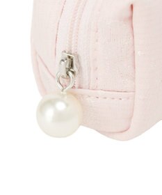 Maison de FLEUR リボンジャカードパールビジューロングポーチ