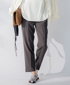 自由区 【洗える】2WAYツイル テーパードパンツ