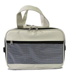 +RING 【プラスリング】傘生地を使用したボストンバッグ  waterproofed mini boston bag WHT Sr.404