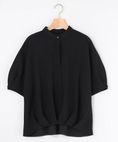 組曲 【接触冷感・WEB限定】ジョーゼットジャージードルマンスリーブ ブラウス