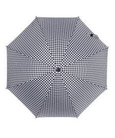 MOONBAT 【キッズ】晴雨兼用日傘 長傘 ギンガムチェック 裾リフレクター 50cm 遮光 遮熱 UV