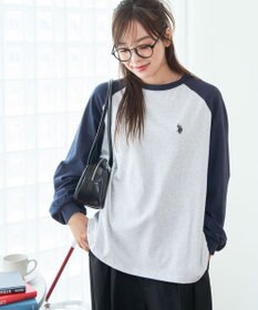 WEGO USPOLOだぼそでカラーロンT