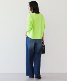 AMERICAN HOLIC ネオンカラーピグメント裏毛カーディガン