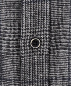 JOSEPH ABBOUD 【キングサイズ・柔らかな肌触り】 オーガニックラフィ グレンチェックシ ャツ