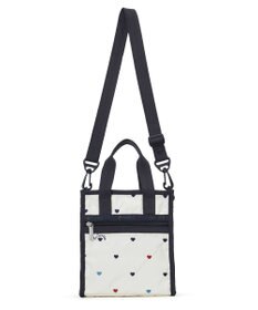 LeSportsac MINI N/S TOTE/トリコロールハートエンブロイダリー