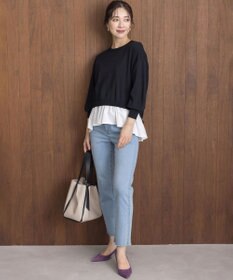 組曲 ストレッチクリアドッキング ニットプルオーバー