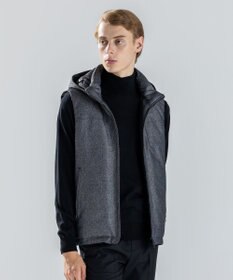 JOSEPH HOMME 【新素材】ライトラスターシャンブレー　ダウンベスト