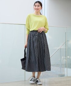 ANY シア―ラウンドネックTシャツ