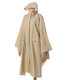 MOONBAT POLO RALPH LAUREN(ポロ ラルフローレン) ポロポニー ポケッタブル レインポンチョ レインコート 無地 フード 収納袋 ロゴ入 レディース