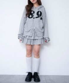 WEGO グラフィックZIPパーカー