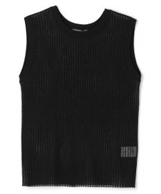 uncrave シアー リブ ノースリーブ ニット（uncrave STANDARD）