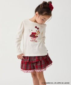 ANY KIDS 【ハローキティ×ANY KIDS】アップリケ 長袖Tシャツ