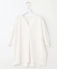 ANY SIS 【接触冷感・吸水速乾・UVケア】エアリードレープスムーススキッパー ブラウス