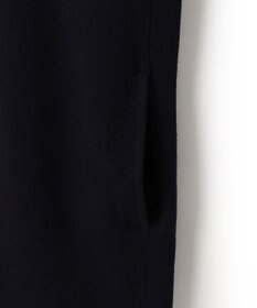 23区 S 【洗える/吊り干しOK】ヴィスコースストレッチ レース襟 ワンピース