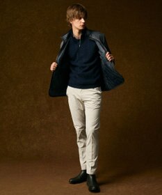 JOSEPH ABBOUD 【リバーシブル】ツィーディーフリースリバーシブル ブルゾン