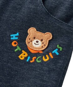 MIKI HOUSE HOT BISCUITS 【80-120cm】 パステルロゴ ストレッチパンツ