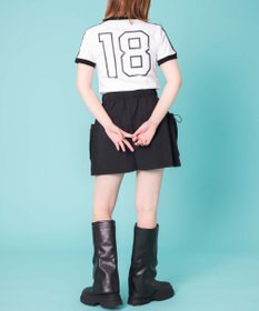 WEGO ドローコードナイロンミニスカパン