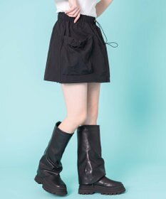 WEGO ドローコードナイロンミニスカパン