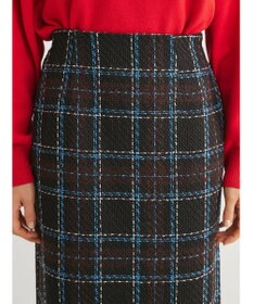 Green Parks ・ＳＵＧＡＲ　ＳＰＯＯＮ　チェックフリンジスカート