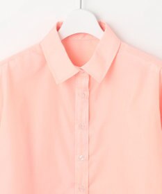 Feroux 【洗える】ショート丈ドロスト シャツ