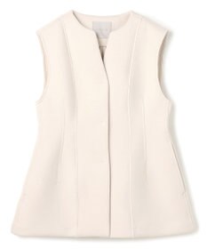 UNFILO L 【VERY×UNFILOコラボ】BEAUTY FORM JERSEY+ ペプラムジレ