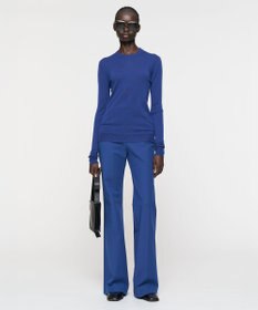 JOSEPH 【洗える】キャッシュエアー　ラウンドネックニット