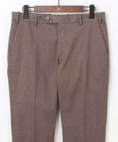 JOSEPH ABBOUD 【ウエストも伸びる！】コードストライプムーブ パンツ
