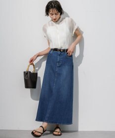 23区 【先行予約/WEB&一部店舗限定】レースピンタック フレンチスリーブ ブラウス