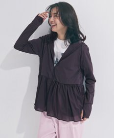 UNFILO 【VERY掲載】ラッシュガード ペプラムフーディ