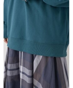 earth music&ecology スウェットルーズパーカー