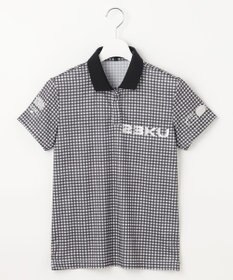 23区GOLF 【WOMEN】【接触冷感・UVケア・吸水速乾】ギンガムチェック柄 ポロシャツ