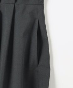 自由区 L 【17号サイズまで展開・カタログ掲載・UVカット・洗える】ウーステッドライク ワンピース