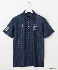 23区GOLF 【MEN】【吸水速乾/UVカット】ミッフィーフェイスポロシャツ