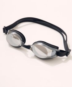 OP／FILA 【FILA】フルジップ半袖フィットネス水着4点セット/キャップ＆ミラーゴーグル付き