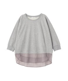 Green Parks 七分袖ドルマン裏毛シアードッキングプルオー